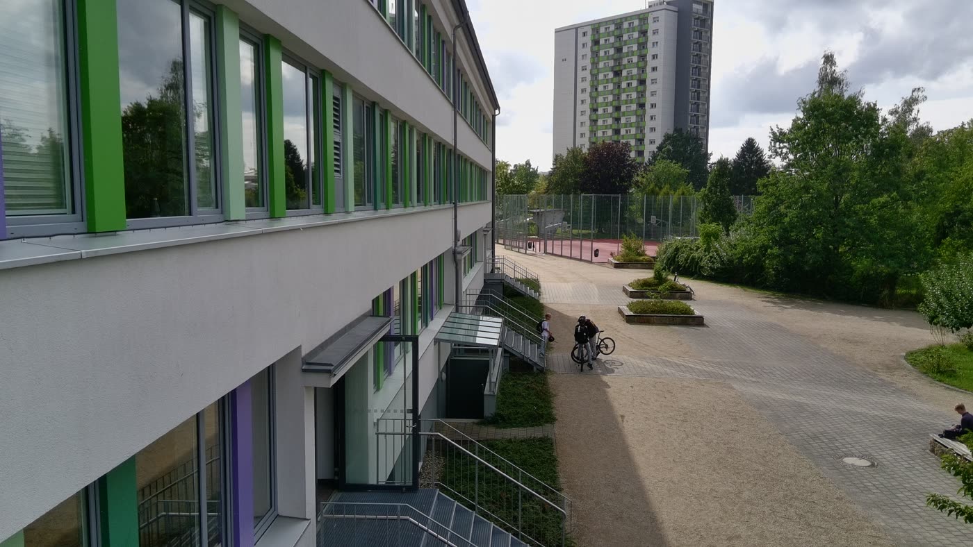 Schulhof der Christlichen Schule Dresden
